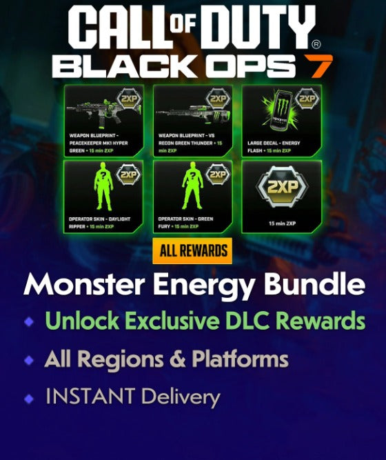 Call of Duty BO7 Monster Energy Bundle Codes